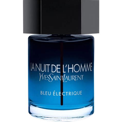 yves saint laurent men's la nuit de l'homme bleu électrique|la nuit de l'homme 200ml.